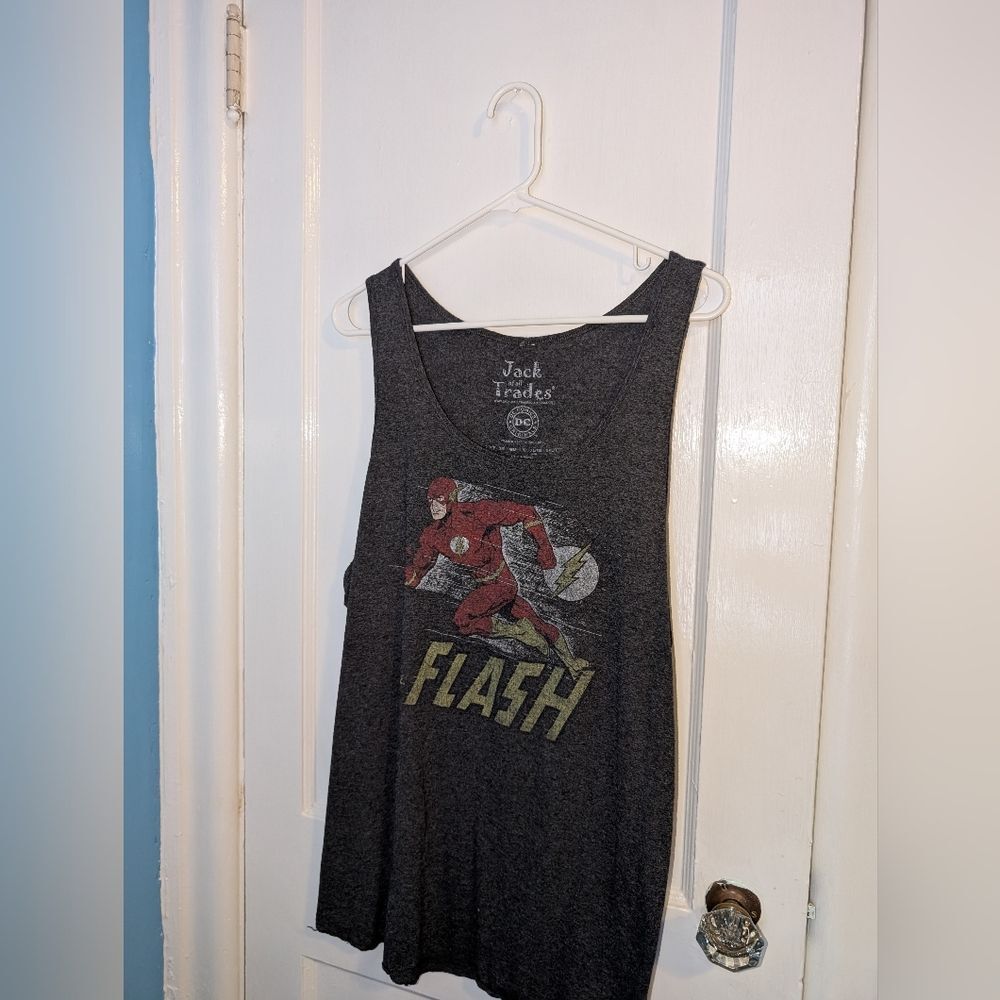 Jack of All Trades DC Comics Originals The Flash Muscle Shirt Pre-Owned